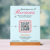 Kundenübersicht Benutzerdefiniert - rosa Feminine Acrylschild (Neutral)