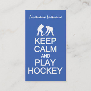 KundenVisitenkarten für Clam & Play Hockey behalt Visitenkarte