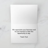 Kundenwertquoten Dankeskarte (Innenseite)