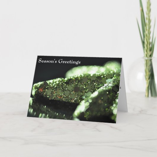 Kundenwertschätzungsgeschäft für Ornament Feiertagskarte (Vorderseite)