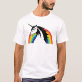 KUNDENZÄHLBARER UNICORN RAINBOW, FÜGEN SIE IHRE EI T-Shirt (Vorderseite)