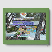 KUNDENZÄHLBARES ISLAND THEMA GÄSTEBUCH (Rückseite)