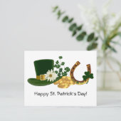 KUNDENZÄHLBARES St. Patrick's Day Design Postkarte (Stehend Vorderseite)