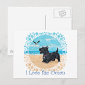 KUNDENZEICHEN für Scottie Beach Postkarte (Vorne/Hinten)
