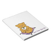 KUNDENZENTRUM auf Niedlicher Kätzchen Notizblock (angewinkelt)