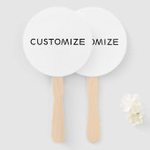 KUNDENZOLL KUNSTBEUNRUHIGEN VORLAGENBLANG FÄCHER (Vorne und Hinten)