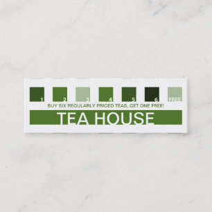 Kundenzufriedenheit TEA HOUSE (Mod-Quadrate) Treuekarte