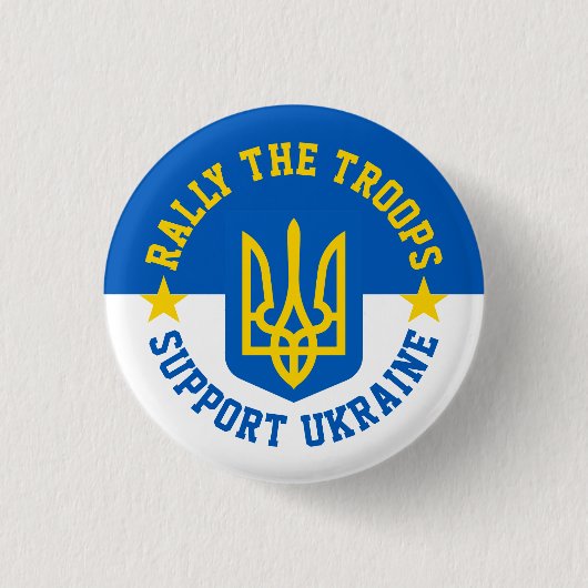 KUNDGEBUNG DER TRUPPEN UNTERSTÜTZEN DIE UKRAINE BL BUTTON (Vorderseite)