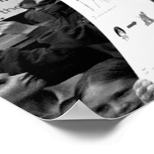 Kundgebung für Obdachlose Poster (Ecke)