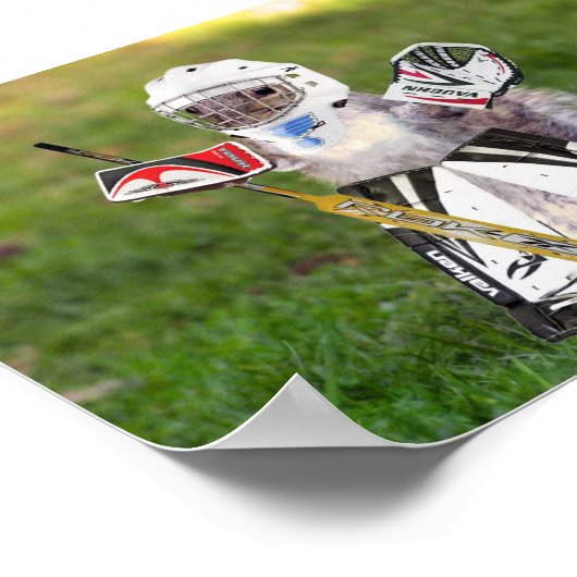 Kundgebung Goalie Poster (Ecke)