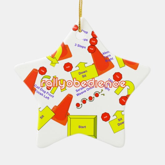 Kundgebung-O Verzierung Keramikornament (Vorne)