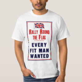 Kundgebung rund um die Flagge ~ Jeder Gewollt Fit- T-Shirt