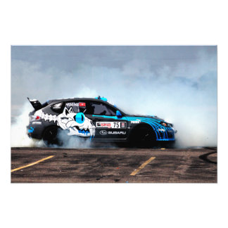 Kundgebung USA Subaru STi Drifting Fotodruck
