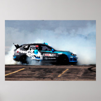 Kundgebung USA Subaru STi Drifting Poster