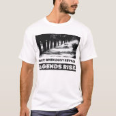 Kundgebung: Wenn sich Staub legt, erheben sich Leg T-Shirt (Vorderseite)