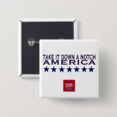 Kundgebung zur Wiederherstellungs-Vernunft--Nehmen Button (Vorne & Hinten)