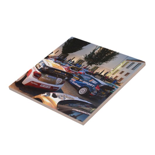 Kundgebungs-Autos Fliese (Seite)