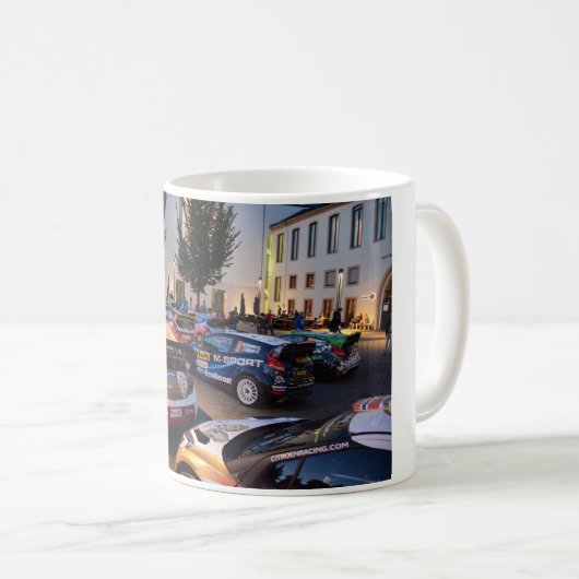 Kundgebungs-Autos Kaffeetasse (VorderseiteRechts)