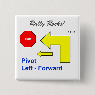 Kundgebungs-Gehorsam-Felsen Button