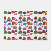 Kundiges Illustriertes Muster Kunstdesign Fußmatte (Vorderseite)