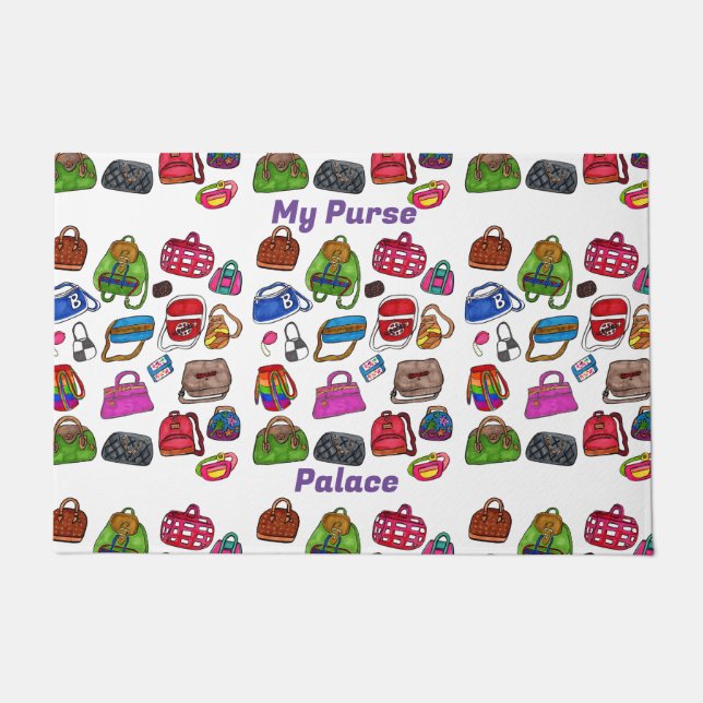 Kundiges Illustriertes Muster Kunstdesign Fußmatte (Vorderseite)