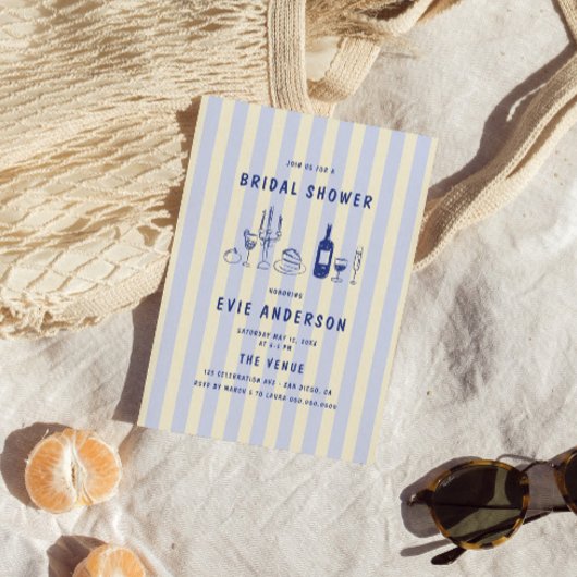 Kundiges italienisches Brautparty Einladung