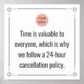 Kündigungsbekanntmachung Poster (Vorne)