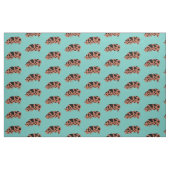 Kune Pig auf Aquamarinen Stoff (Fat Quarter (45,7 x 55,9 cm))