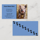 Kune-Schweinezüchter Visitenkarte (Vorne/Hinten)