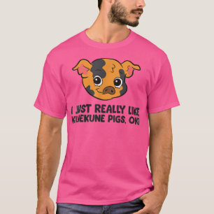 Kunekune-Schwein Ich mag Kunekune-Schweine wirklic T-Shirt