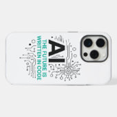 Künftig im Code-Fall geschrieben | Tech Destiny Co iPhone Hülle (Rückseite (Horizontal))