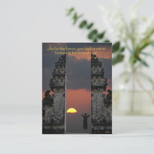 KÜNFTIG POSTKARTE (Stehend Vorderseite)