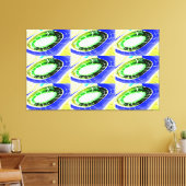 Künftige Alien-Landungsplattformen Leinwanddruck (Insitu (Wohnzimmer))