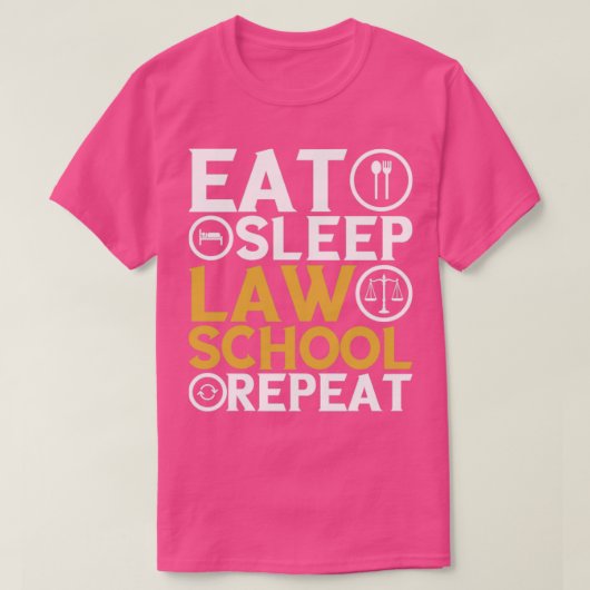 Künftige Anwaltsanwaltsanwaltsschule Funny Law Stu T-Shirt (Design vorne)