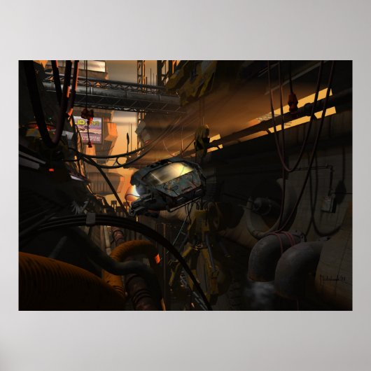 Künftige Banditen - Cyberpunk-Poster Poster (Vorne)