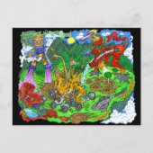 Künftige Baumpflanzen. Postkarte (Vorderseite)