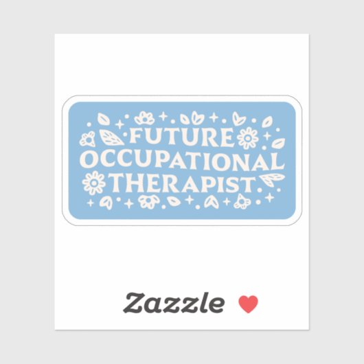 Künftige Berufstherapeuten Aufkleber (Blatt)