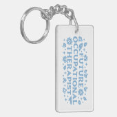 Künftige Berufstherapeutin OT ästhetische Schlüsselanhänger (Vorderseite links)