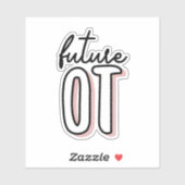 Künftige betriebliche Therapie | OT-Schüler Aufkleber (Blatt)