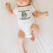 Künftige Bücherstapel für ältere Leser Baby Strampler