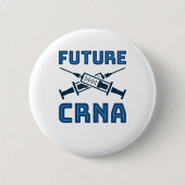 Künftige CRNA-Krankenschwester Button (Vorderseite)