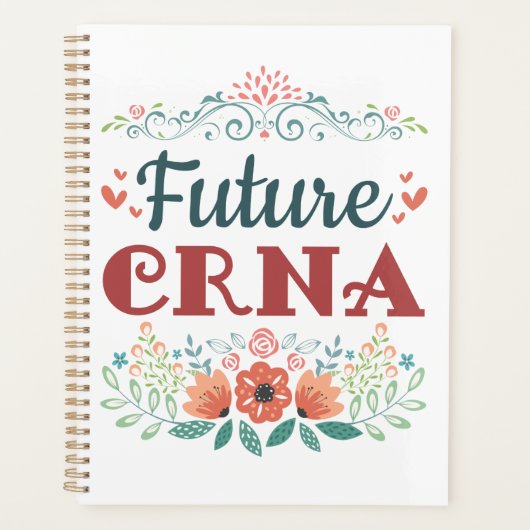 Künftige CRNA Nurse Anästhesiologin Planer (Vorderseite)