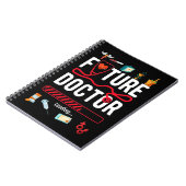 Künftige Doktoranden Funny Physician Notizblock (Linke Seite)