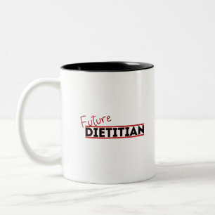 Künftige Ernährung Zweifarbige Tasse