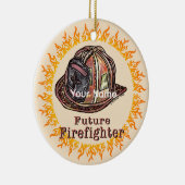 Künftige Feuerwehrhelmschmuck Keramik Ornament (Rechts)