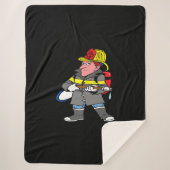 Künftige Feuerwehrschläuche Jacket & Helm Rescue Sherpadecke (Vorderseite)