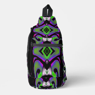 Künftige Formen Light Totem Neon Prism Crossbody Bag