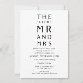 Künftige Foto-Engagement-Partei Einladung (Vorderseite)