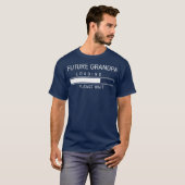 Künftige Großvater Erstplatzierung Großeltern T-Shirt (Vorne ganz)