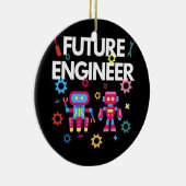 Künftige Ingenieur Kostüme Niedliche Robotik Keramik Ornament (Rechts)